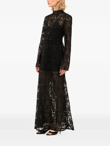 Rochie maxi Agua By Agua Bendita negru