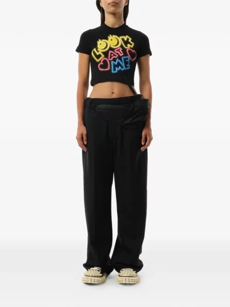 Decupat tricou Doublet negru