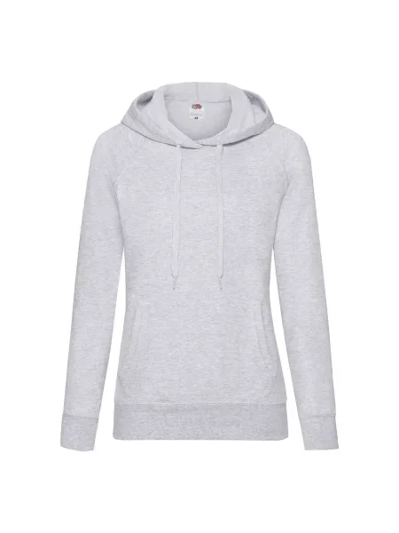 Суичър с качулка Fruit Of The Loom с качулка сиво