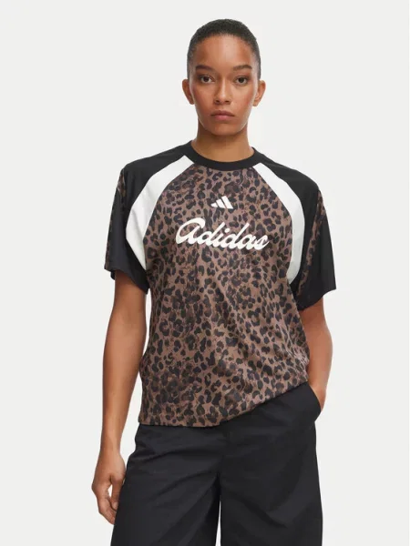 Tričko Adidas Sportswear hnědé