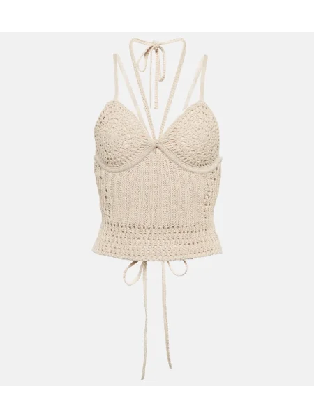 Cropp top Simkhai alb