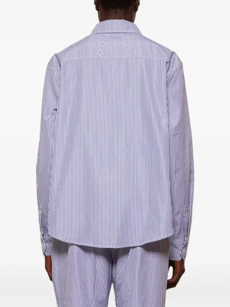 Cămașă Rhude cu dungi cu imagine albastru