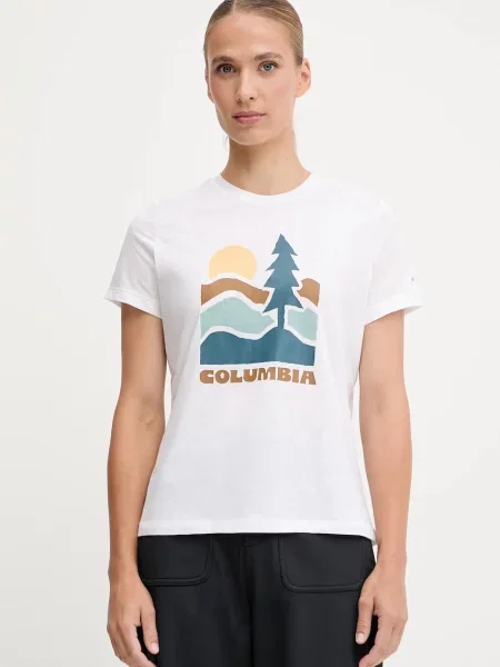 Columbia Tričko Ruby Springs bílé