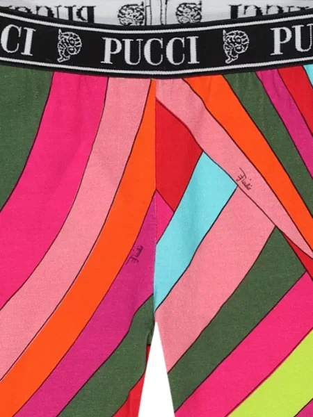 Legginsy dziecięce Pucci różowe