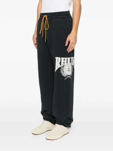 Pantaloni Rhude cu imagine negru