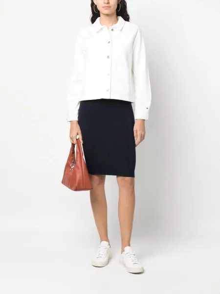 Pieštuko formos sijonas Tommy Hilfiger mėlyna