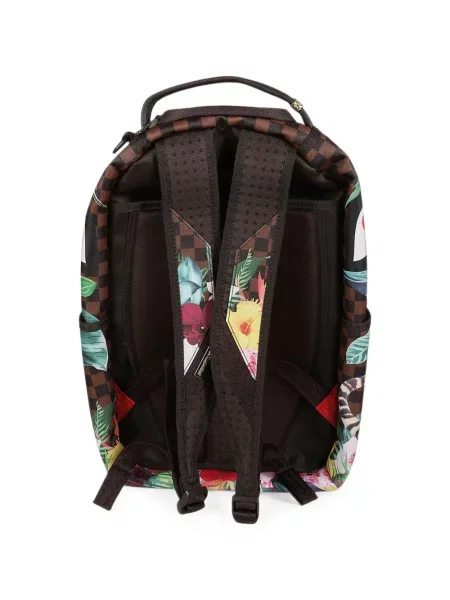 Rucsac Sprayground cu model floral cu imagine maro