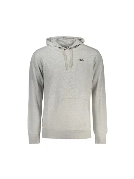 Bluza z kapturem Fila z kapturem szara