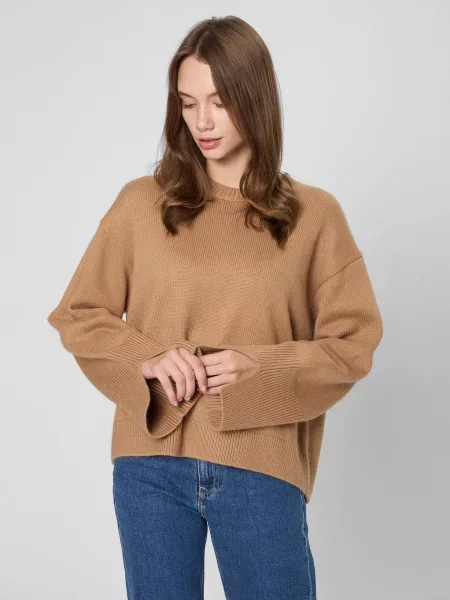 Кофти та светри PRPY віскоза/нейлон бежевий