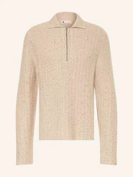 G-Star Sweter Typu Troyer beige beżowy