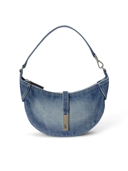 Polo Ralph Lauren Geantă de umăr denim albastru