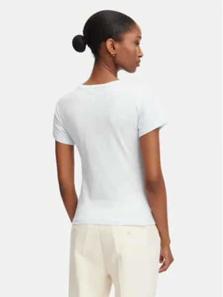 Tommy Hilfiger basic majica kratkih rukava ženska od pamuka plava