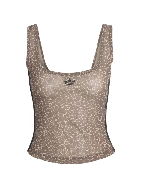 Top Adidas cu dungi verde