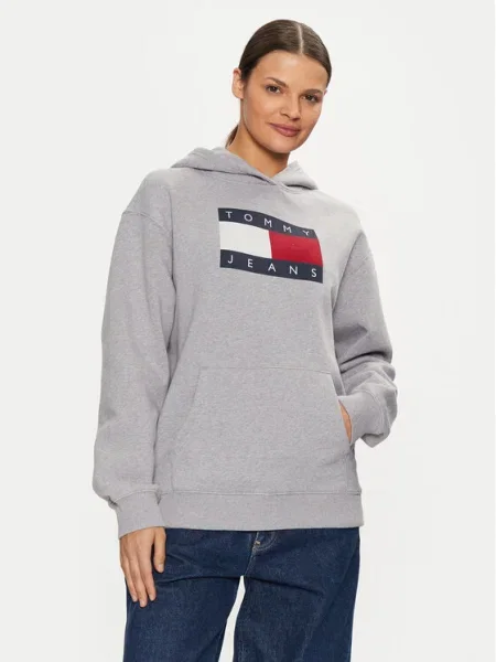 Tommy Jeans Суитшърт сив