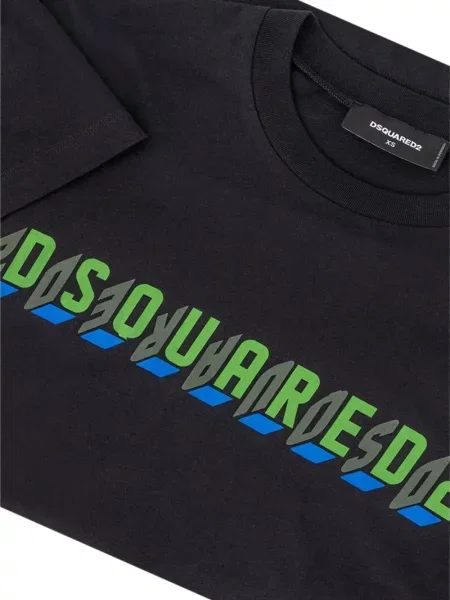 Tricou Dsquared2 cu imagine negru