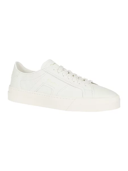 Sneakersy Santoni na sprzączkę białe