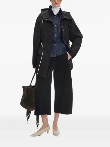 Pantaloni Jnby de catifea cord negru