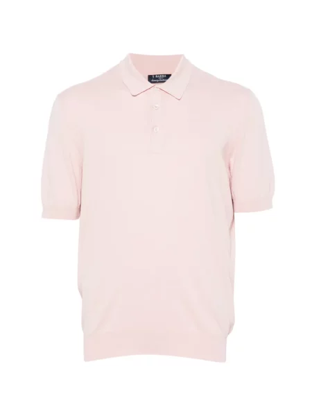 Scurt tricou polo Barba roz