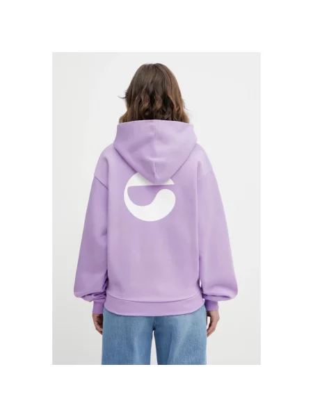Bluza z kapturem Coperni z kapturem fioletowa