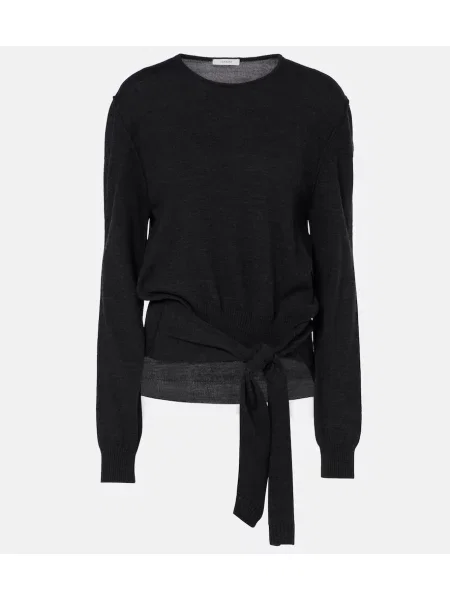 Pulover Lemaire de lână negru
