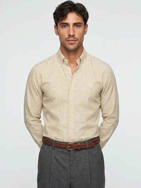 Košeľa Polo Ralph Lauren béžová