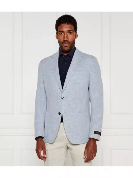 Windsor Sacou 13 Giro | Shaped fit | cu adaos de in albastru