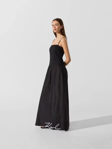 Karl Lagerfeld Rochie de plaja negru alb