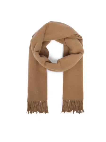 Šál Weekend Max Mara hnědý