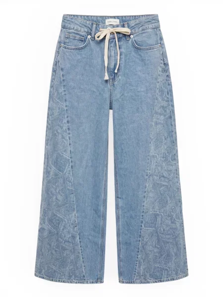 Kamila Šikl Jeans albastru alb