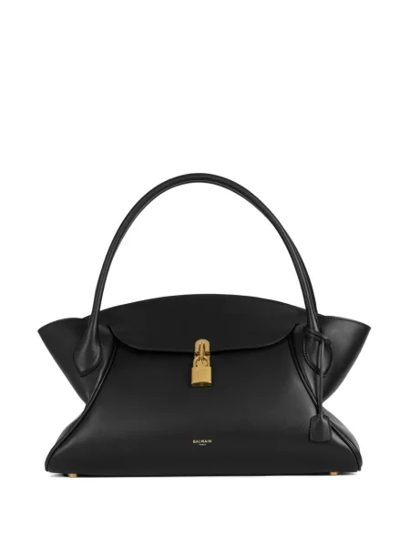 Geantă Balmain din piele negru