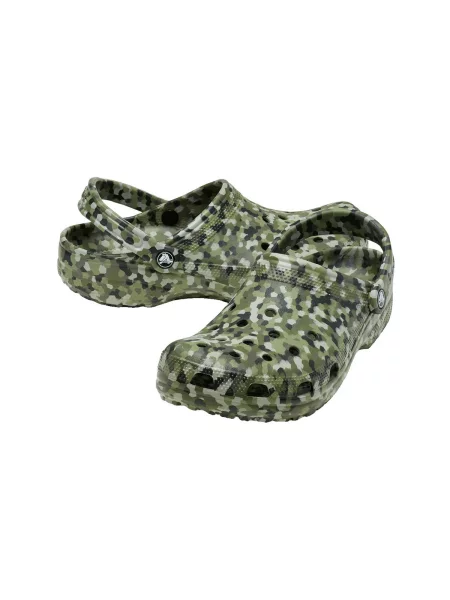 Pantofi Crocs clasici verde