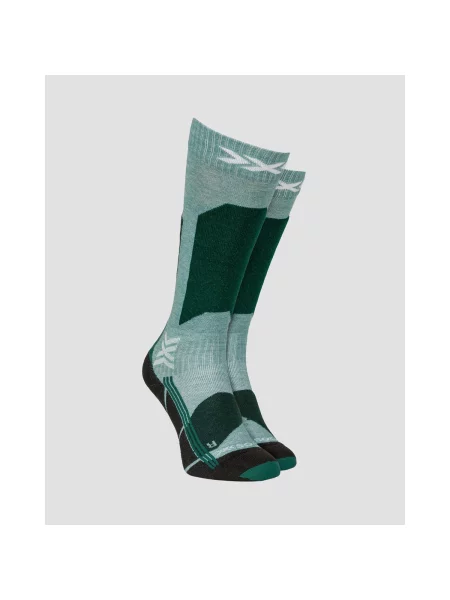 Lyžařské ponožky X-Socks Ski Discover Otc sage green/english lawn zelené