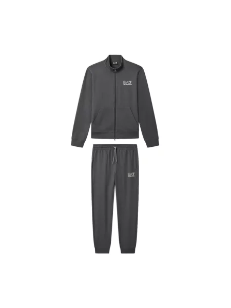 Komplet dresowy Emporio Armani Ea7 z dżerseju szary