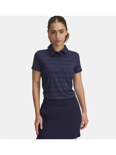 Polo Under Armour cu imagine albastru