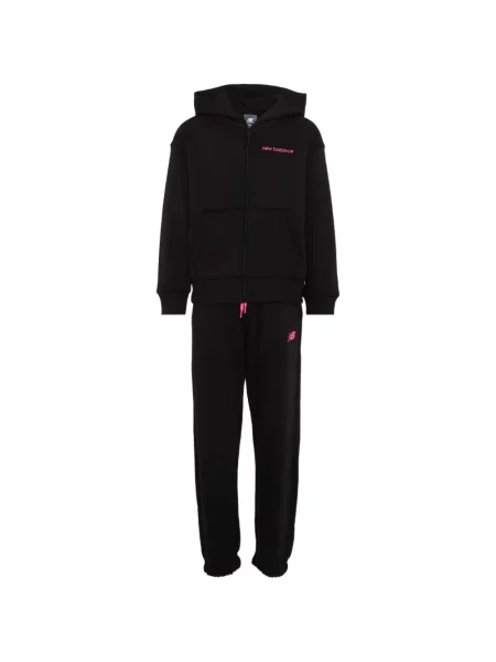 Komplet dresowy dziecięcy New Balance czarny