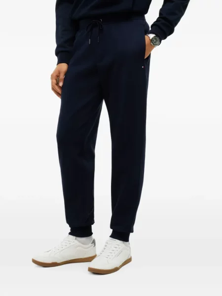 Τρέξιμο παντελόνι Tommy Hilfiger με κορδόνι μπλε