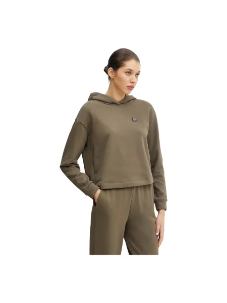 Armani Exchange bluza z kapturem gładka zielony