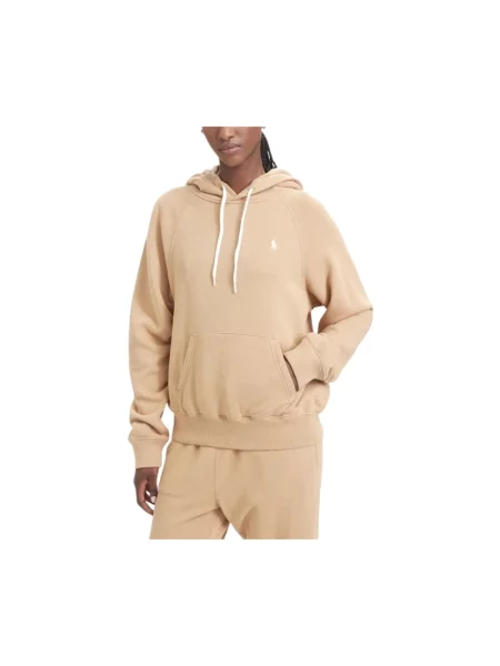 Bluza z kapturem Ralph Lauren z kapturem beżowa