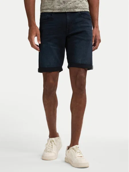 Petrol Industries Дънкови шорти тъмносин