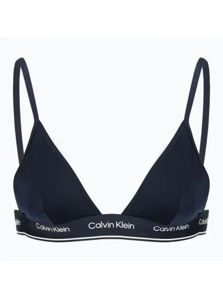 Calvin Klein Triangle-RP sötét zafír fürdőruha felső. Méret: L