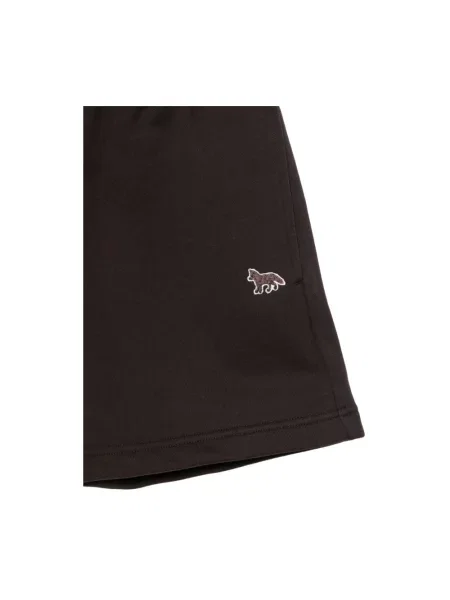 Szorty Maison Kitsune brązowe