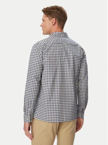 Tommy Jeans Srajca Check Oxford modra