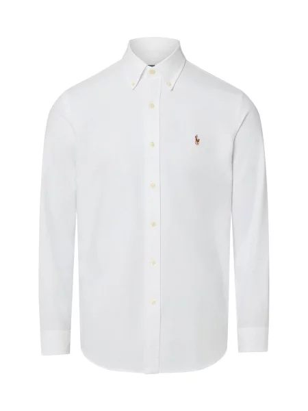 Koszula Polo Ralph Lauren z długim rękawem z twillu biała