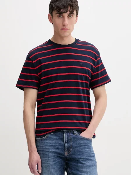 Tommy Jeans kratka majica modra