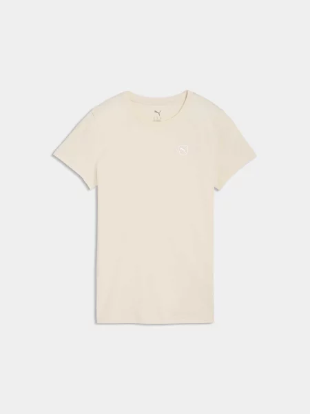 Футболка PUMA Ess Elevated Tee комбінований верх білий