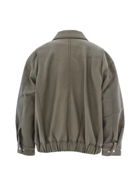 Kurtka bomber Agolde zielony