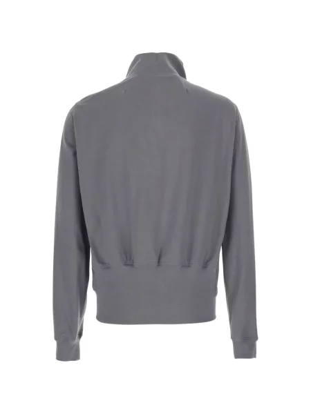 Hanorac cu fermoar Rick Owens asimetric gri