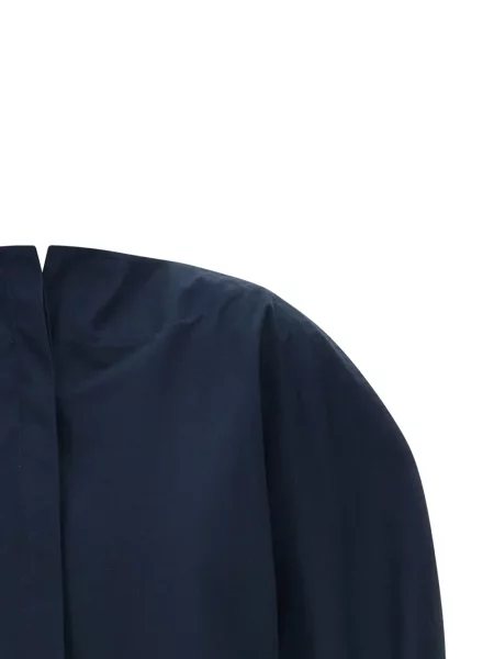 Cămașă Jacquemus asimetrică albastru