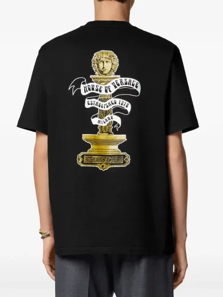 Tricou Versace cu imagine negru