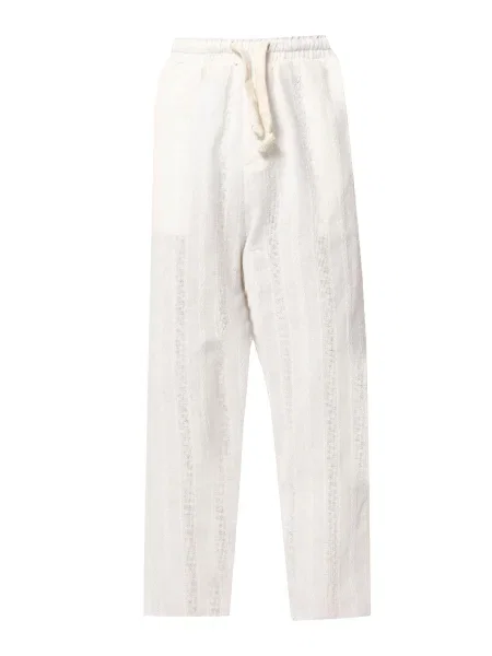 VAMOS CLO Kalhoty Coreopsis' bílá